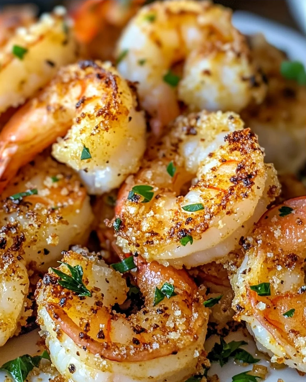 Air Fryer Knoblauch Parmesan Garnelen