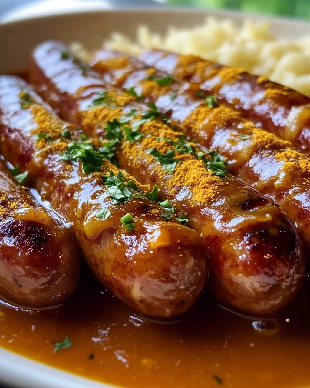 Authentische German Currywurst Rezept: Rindswurst-Genuss pur, alkoholfrei!