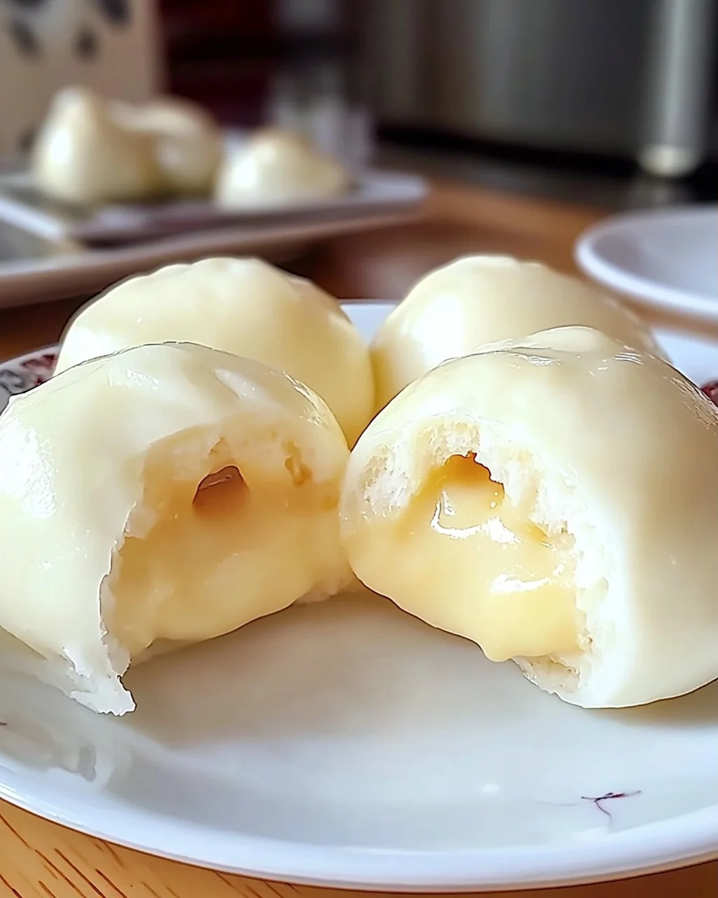 Chinesische gedämpfte Puddingbrötchen einfach selbst machen
