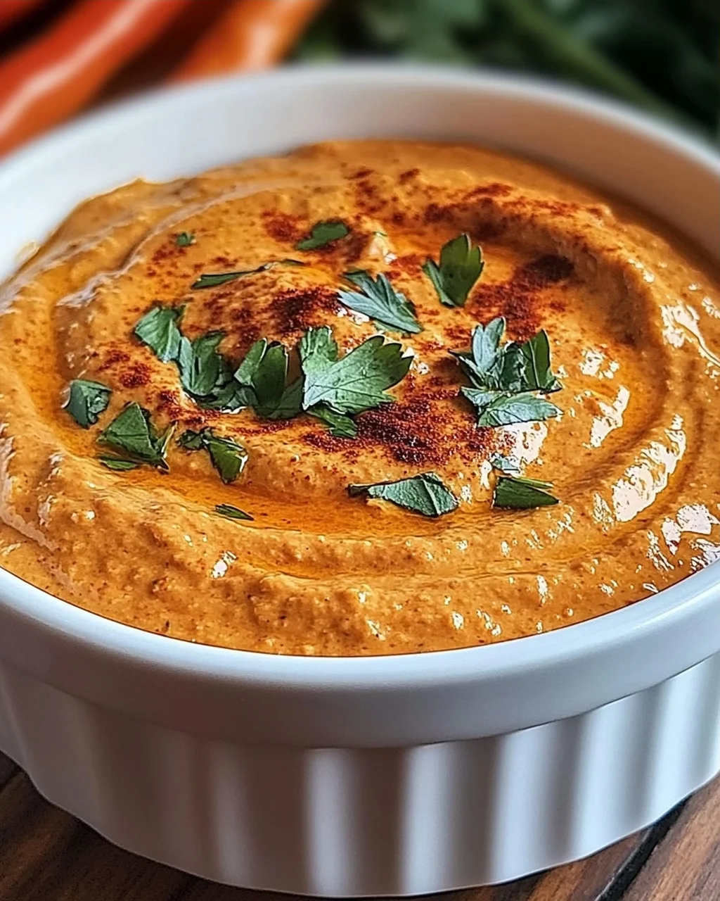 Creamy Roasted Red Pepper Dip