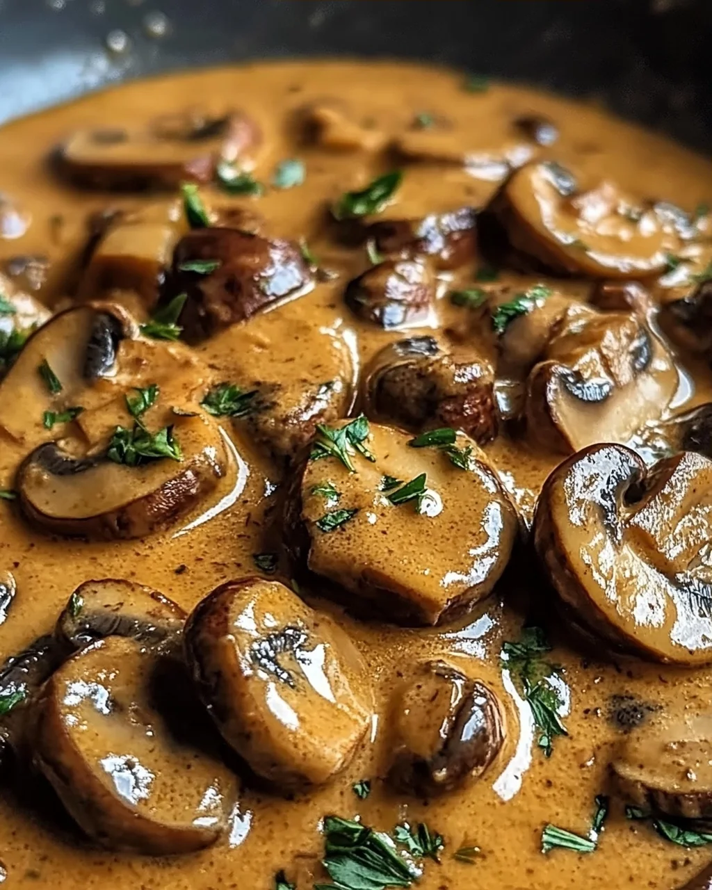 Cremige ungarische Champignon-Paprikasch für Gemütliche Abende