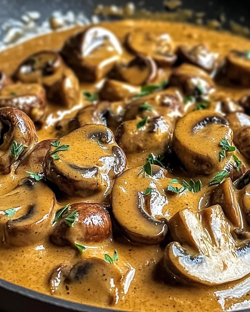 Cremige ungarische Champignon-Paprikasch für Gemütliche Abende