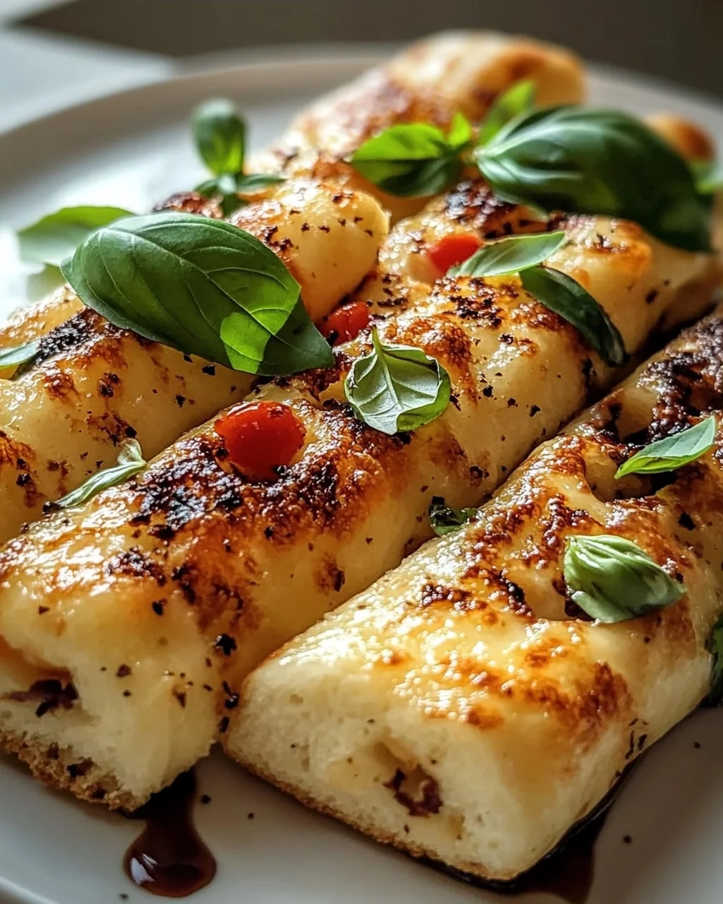Discover Delicious Caprese Basil Cheese Bread Sticks!