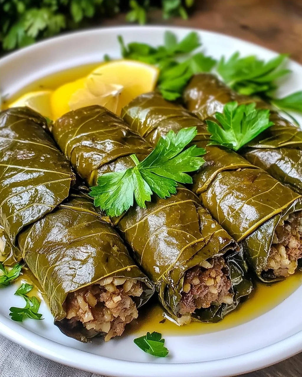 Dolmades: Einfache gefüllte Weinblätter aus Griechenland