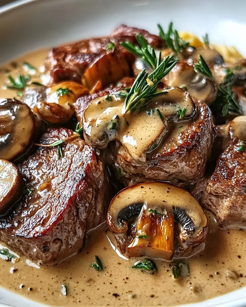 Filettopf Mit Champignons