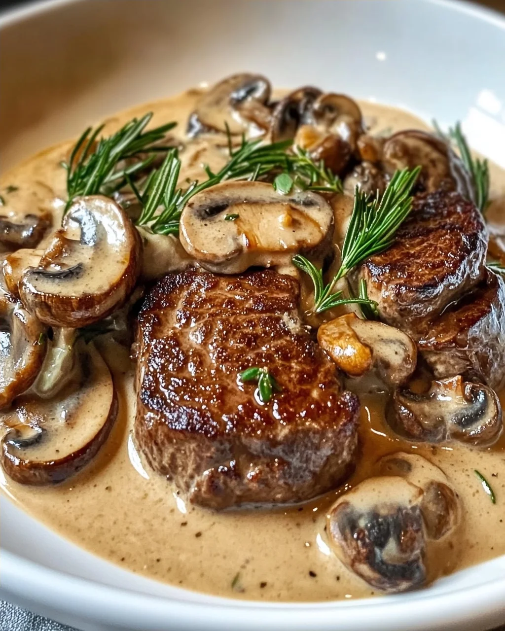Filettopf Mit Champignons