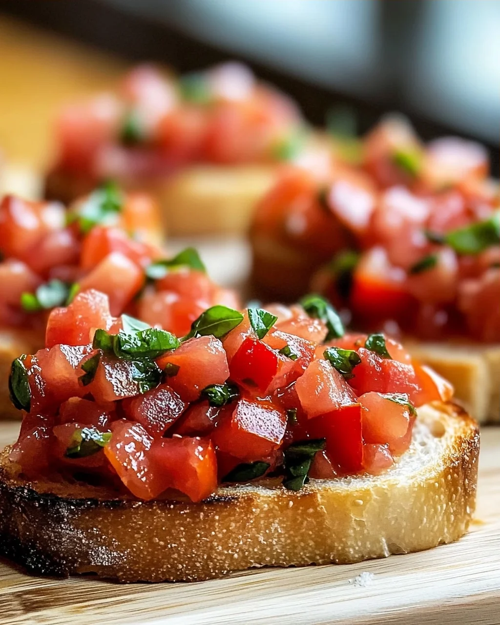 Frische Tomaten Bruschetta