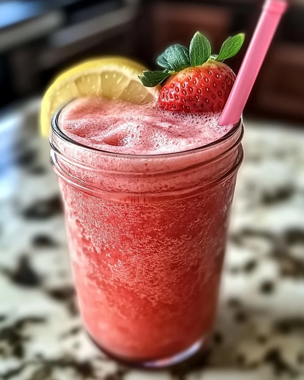 Frosted Erdbeer-Limonade: Erfrischend und Gesund