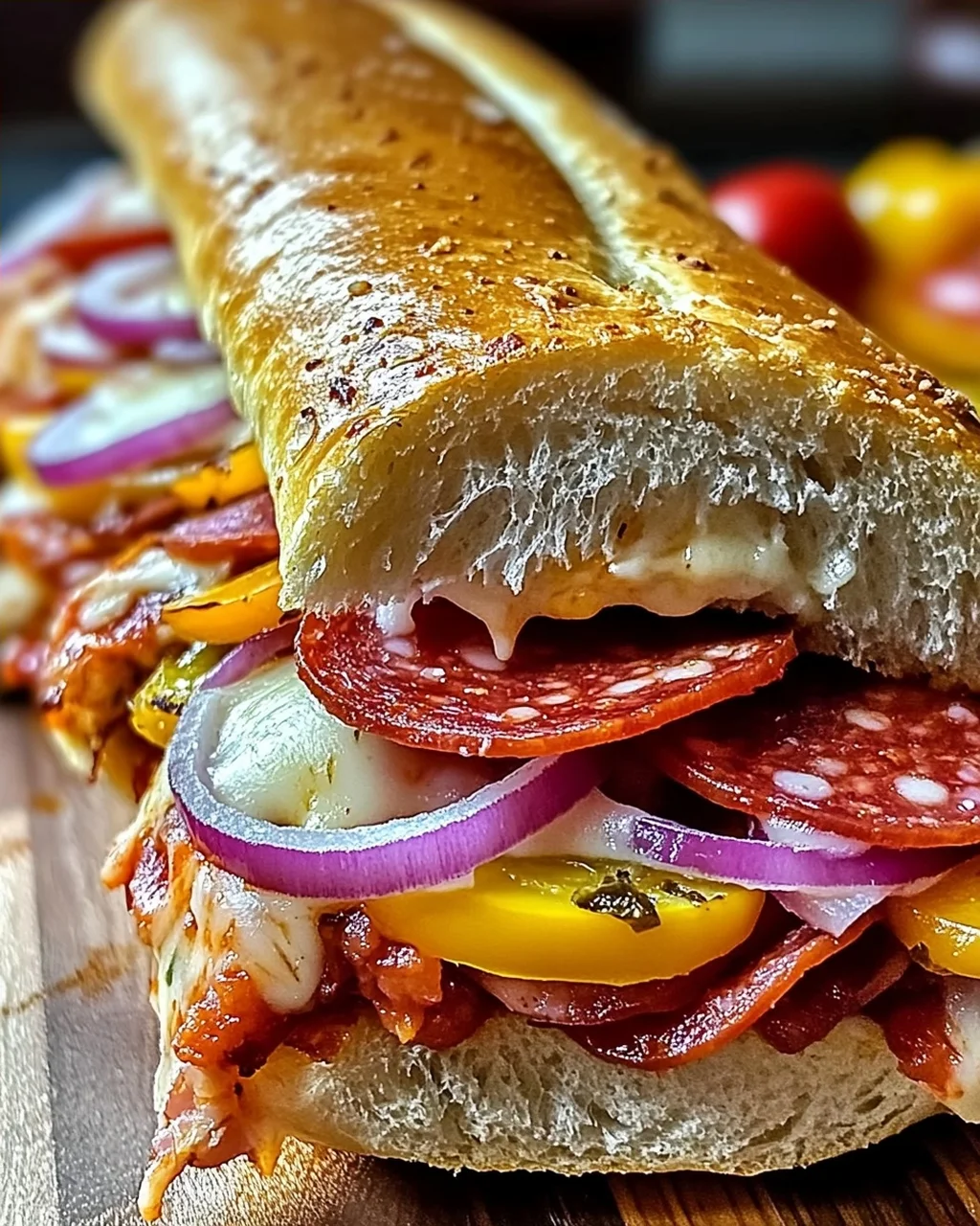 Gebackenes Italienisches Unteres Sandwich: Genuss pur