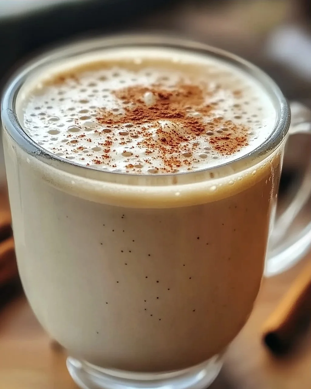 Genieße den perfekten Vanille Zimt Milchtee