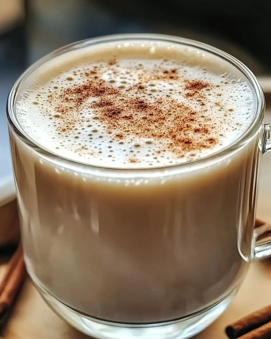 Genieße den perfekten Vanille Zimt Milchtee