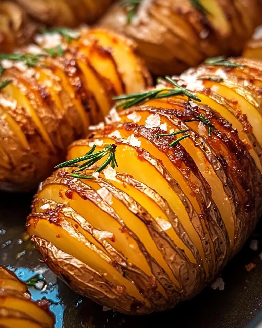 Fächerkartoffeln / Hasselback-Kartoffeln