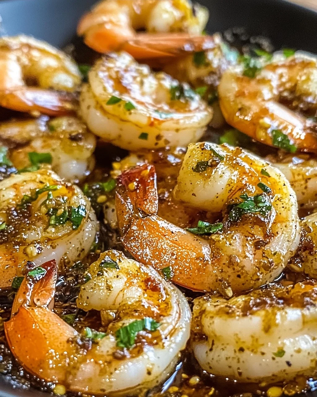 Hatch-Chili geräucherte Garnelen mit Knoblauchbutter