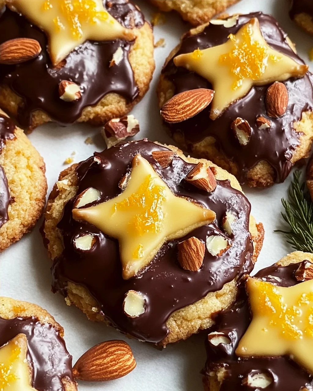 Himmelsboten oder mürbe Orangen-Plätzchen