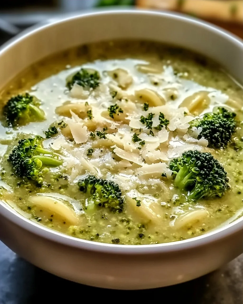 Italienische Brokkolisuppe für gemütliche Abende