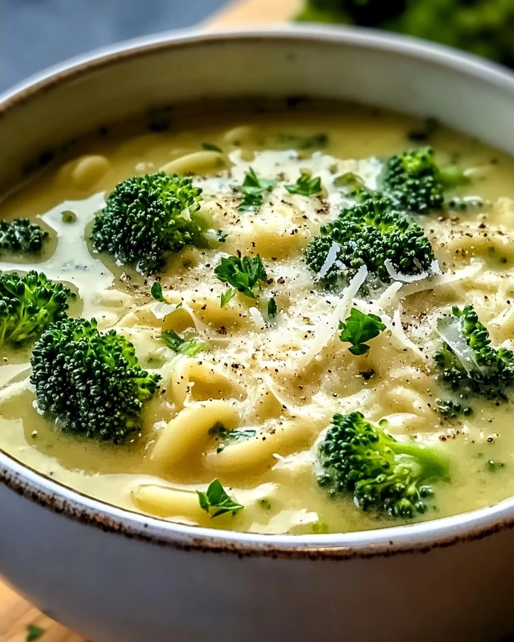 Italienische Brokkolisuppe für gemütliche Abende