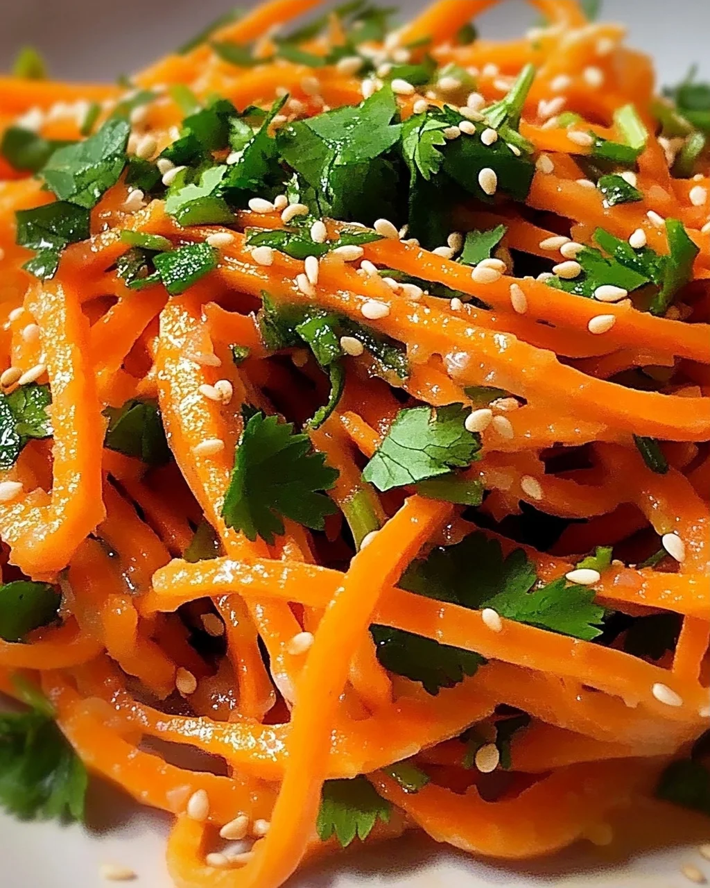 Karottensalat mit Ingwer-Sesam-Dressing – Lecker und gesund!