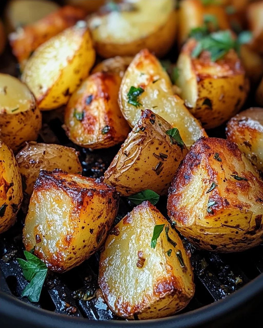 Kartoffeln aus der Heißluftfritteuse