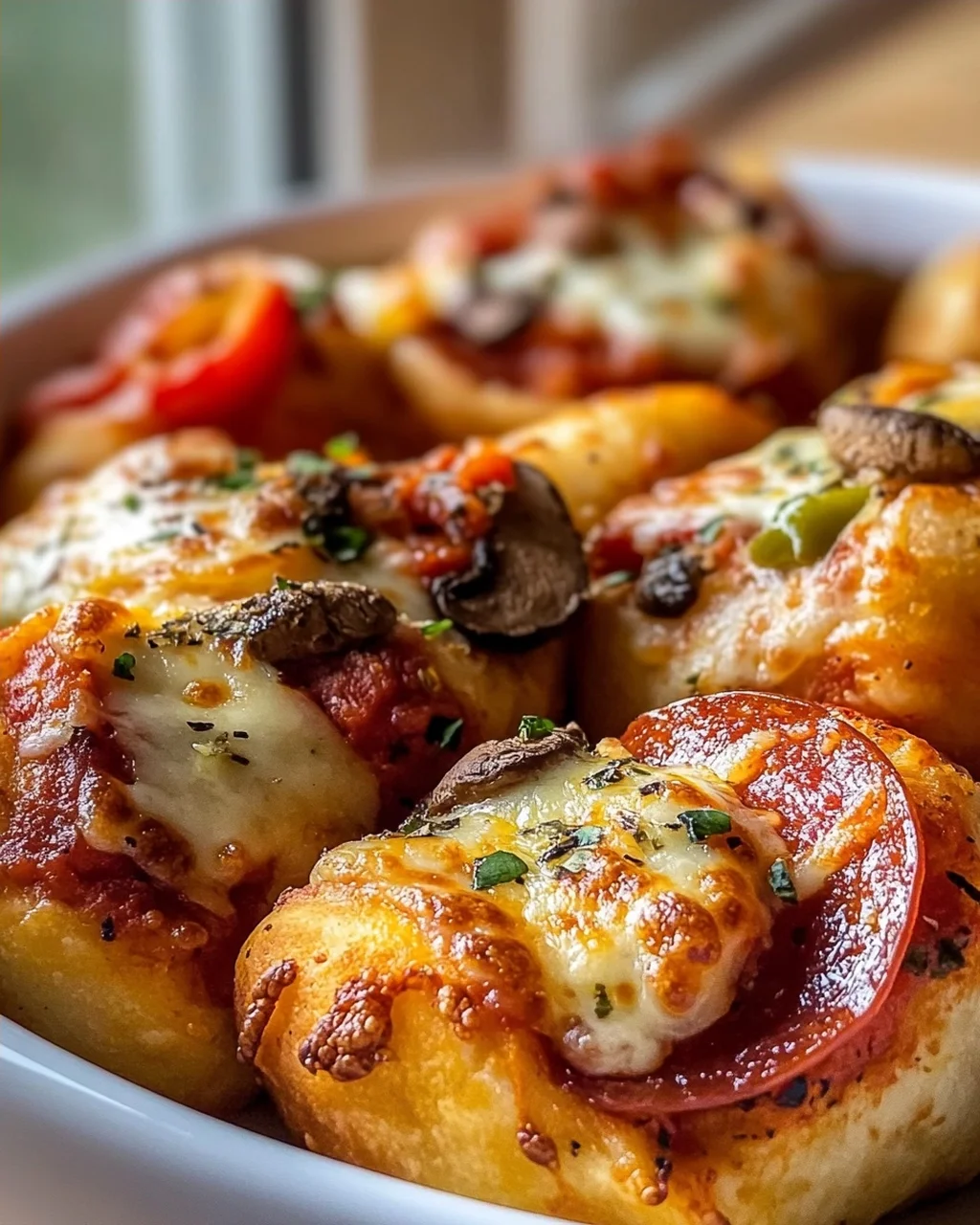 Knusprige Air Fryer Pizzabrötchen: Dein Lieblingssnack!