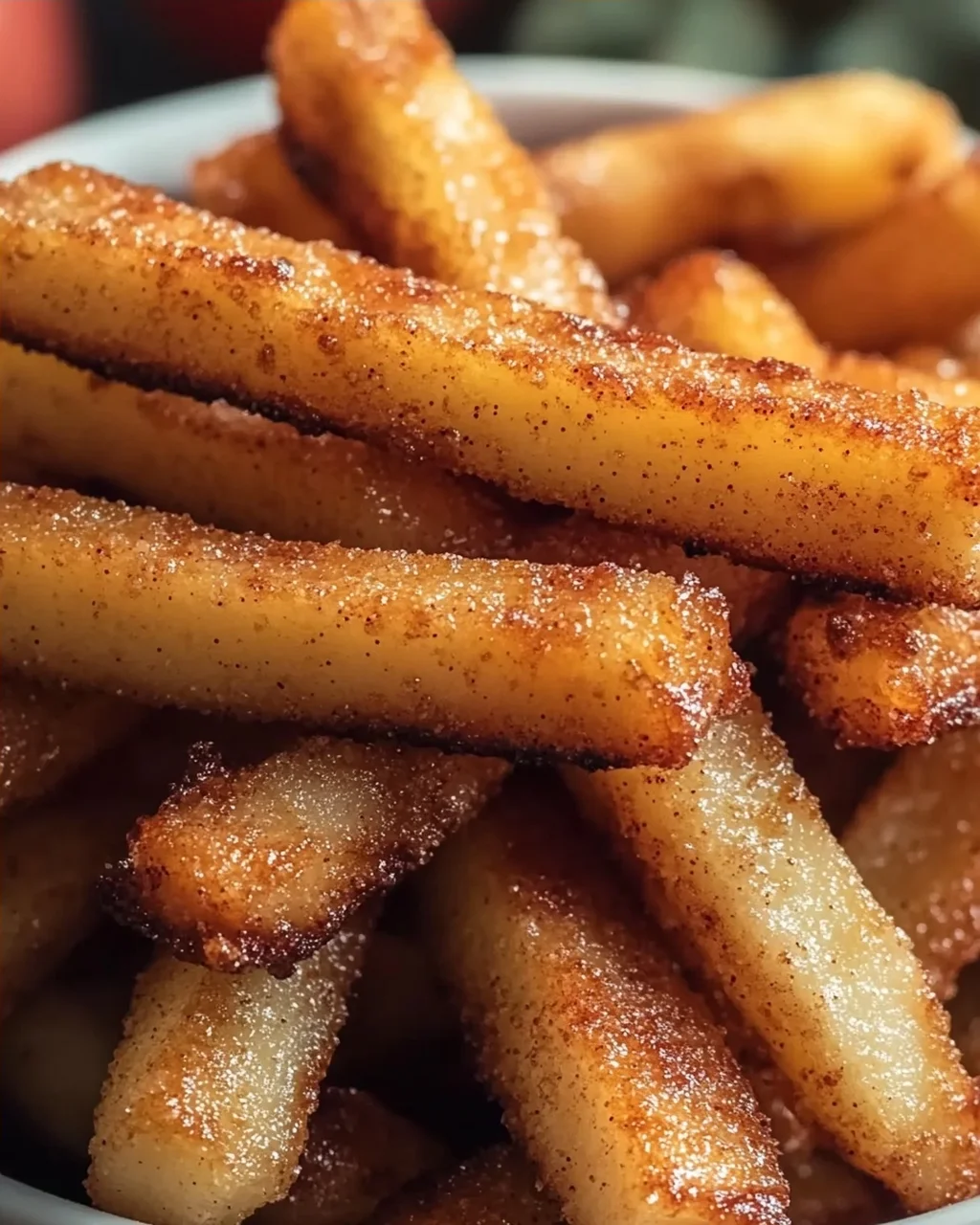 Knusprige Apfelsticks aus dem Airfryer – Dein gesunder Snack!