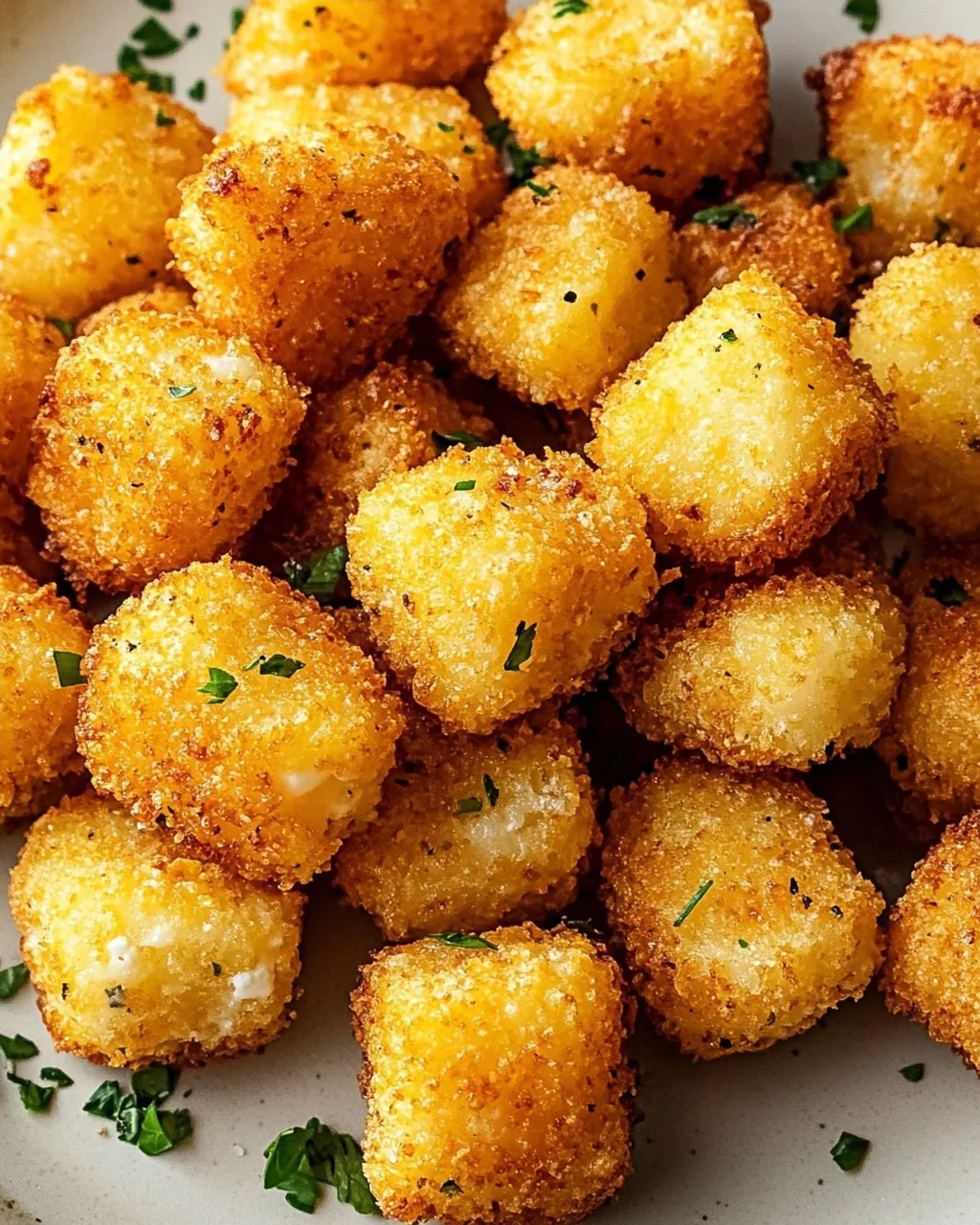 Knusprige Cottage Cheese Tots: Nur Zutaten, so lecker!