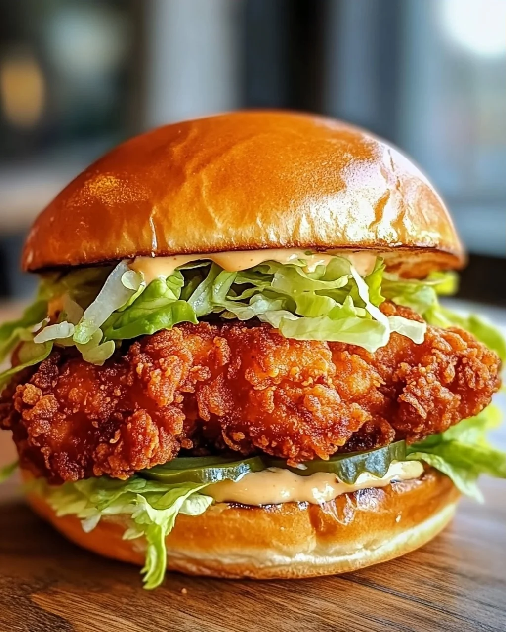 Knuspriges Thai Fried Chicken Sandwich