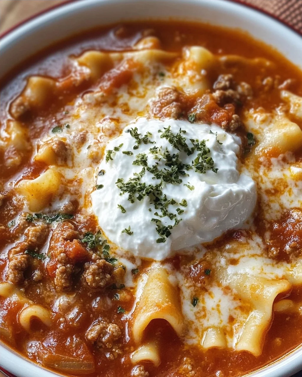 Lasagnesuppe