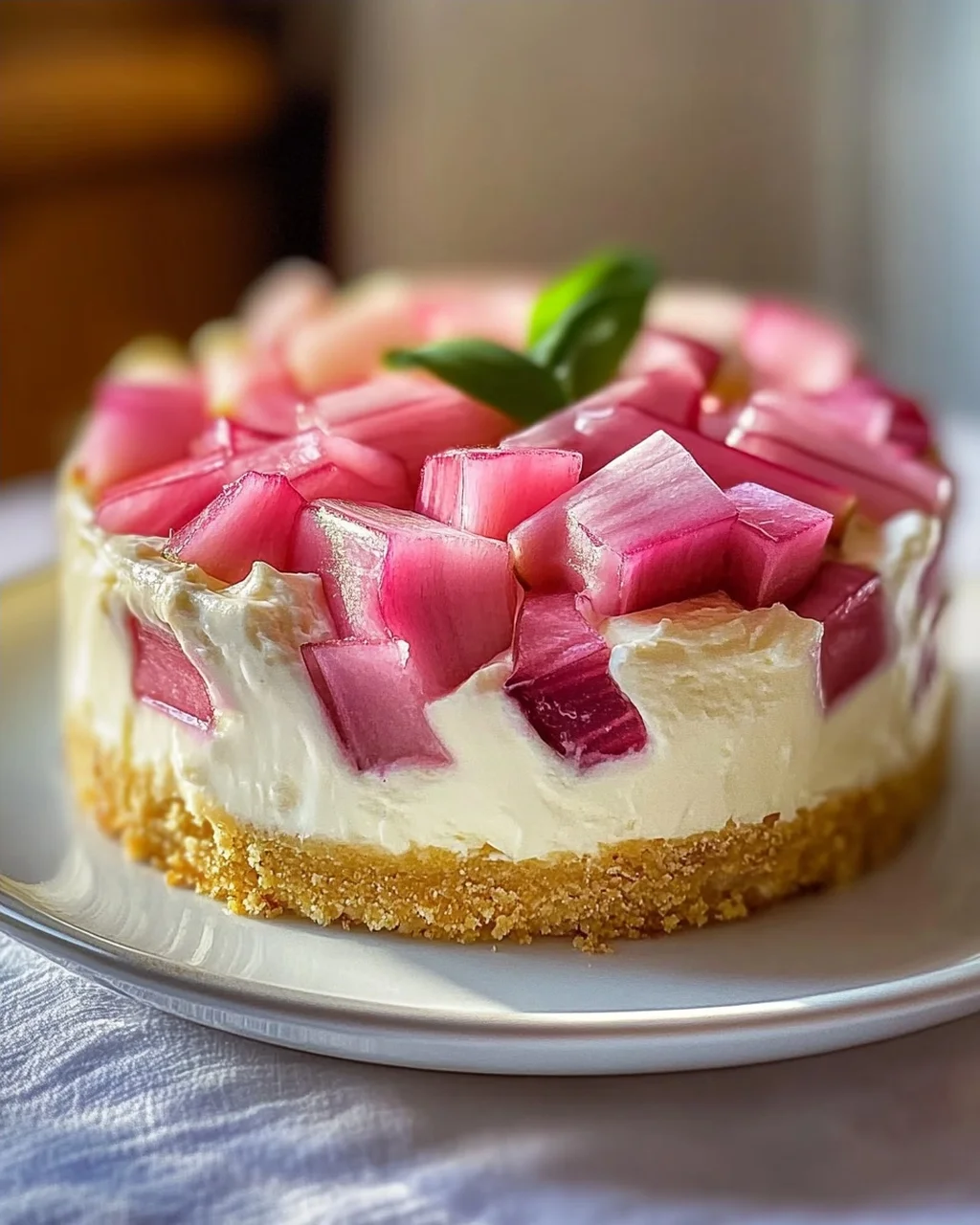 Leckerer Rhabarber Quark Pudding Kuchen – Einfaches Rezept!