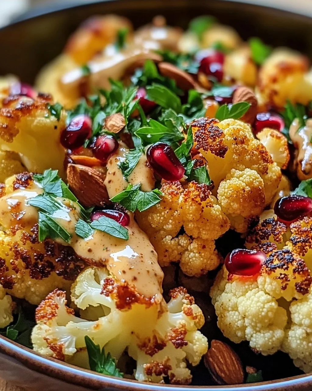 Marokkanischer Blumenkohl mit Tahini-Honig: Ein Unglaubliches Ultimatives Rezept