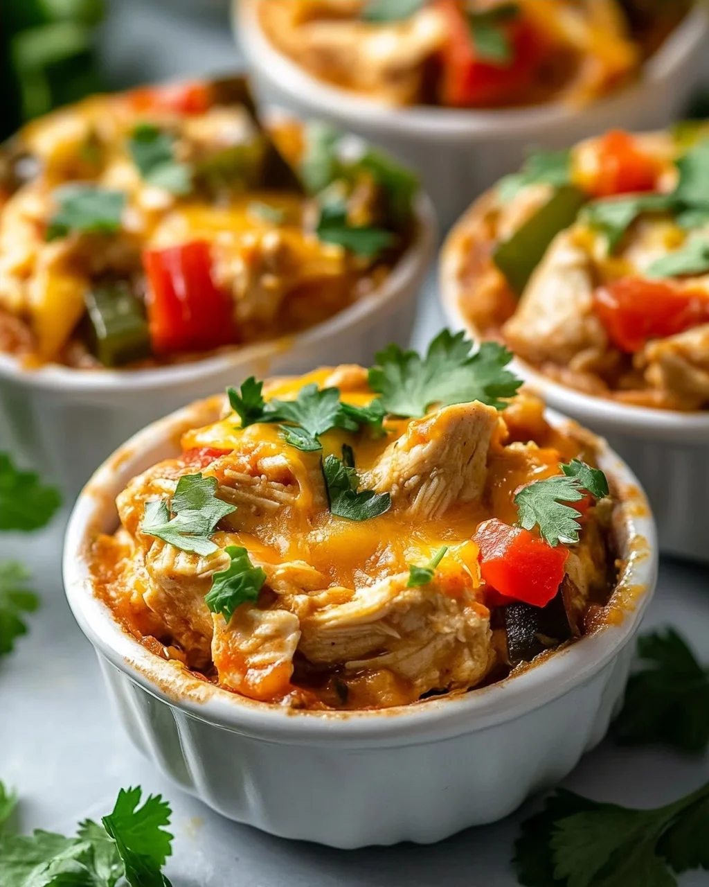 Mini Crock Pot Fiesta Chicken Cups – Perfekt für Partys!