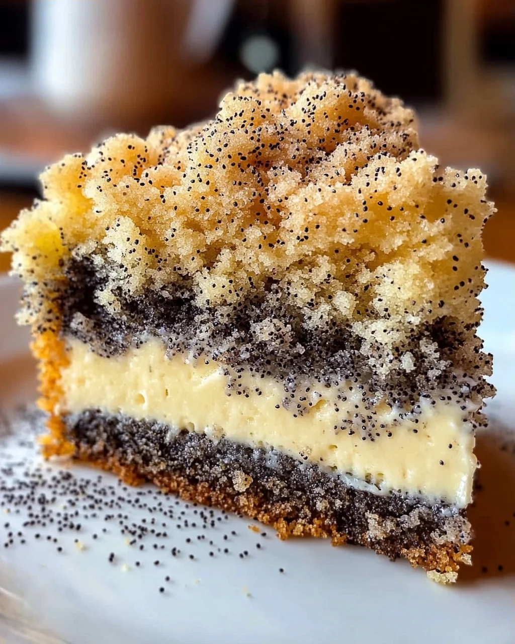 Mohnkuchen mit Streusel