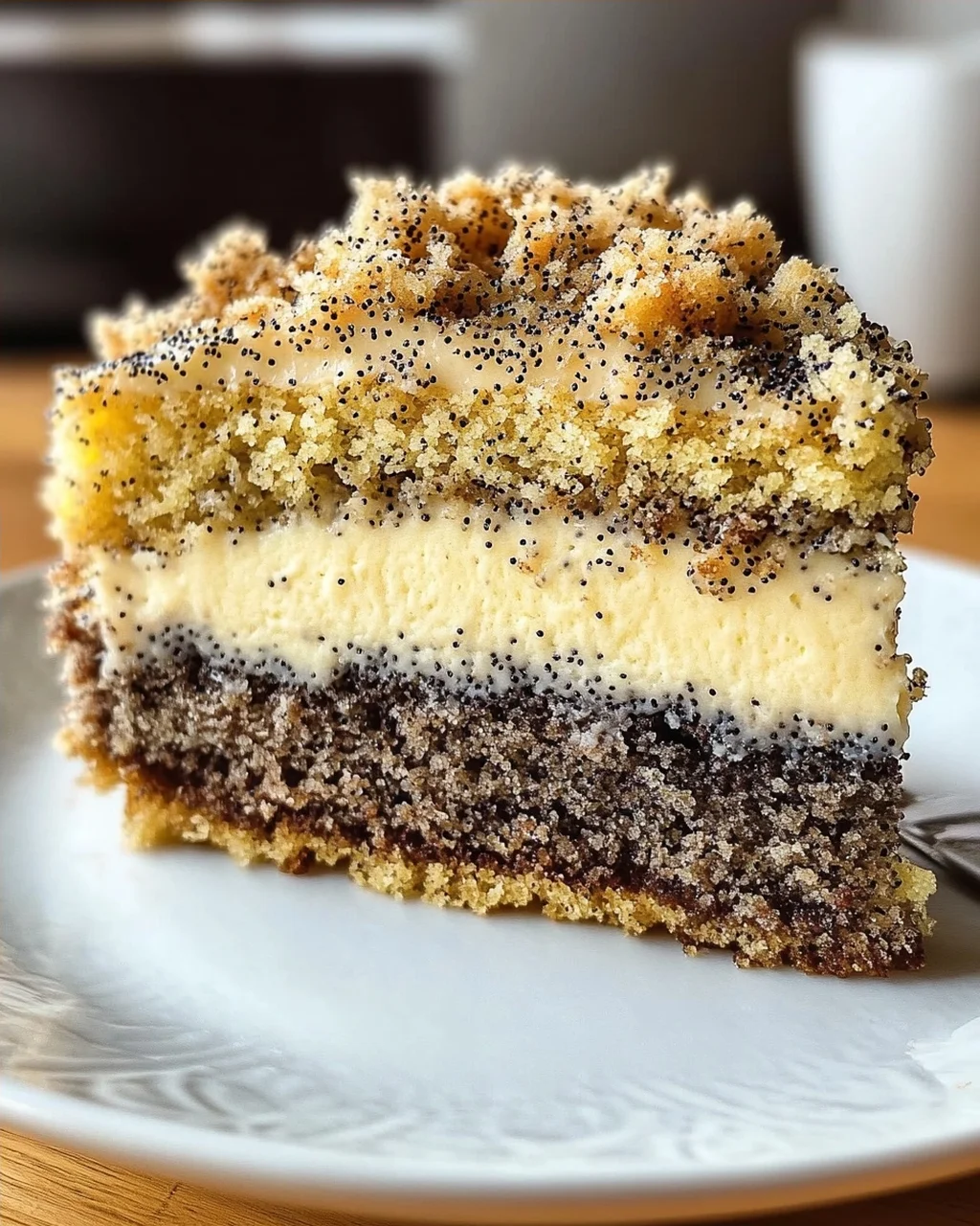 Mohnkuchen mit Streusel