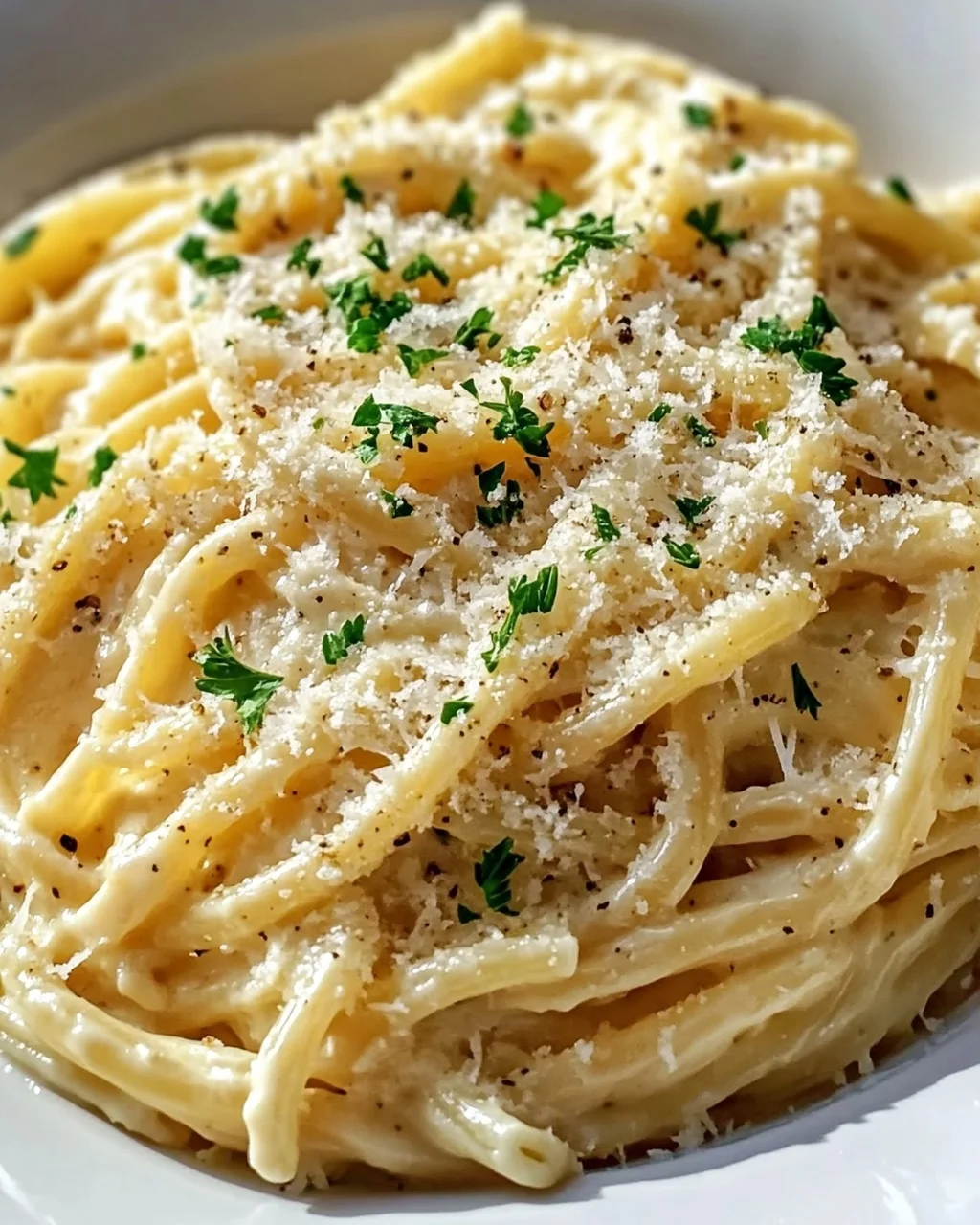 One Pot Cremige Knoblauch Pasta