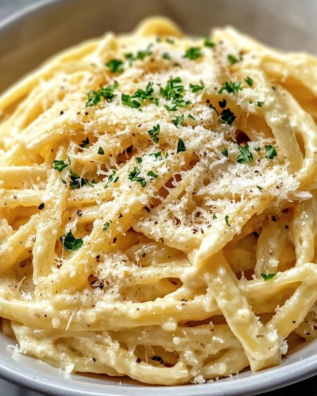 One Pot Cremige Knoblauch Pasta