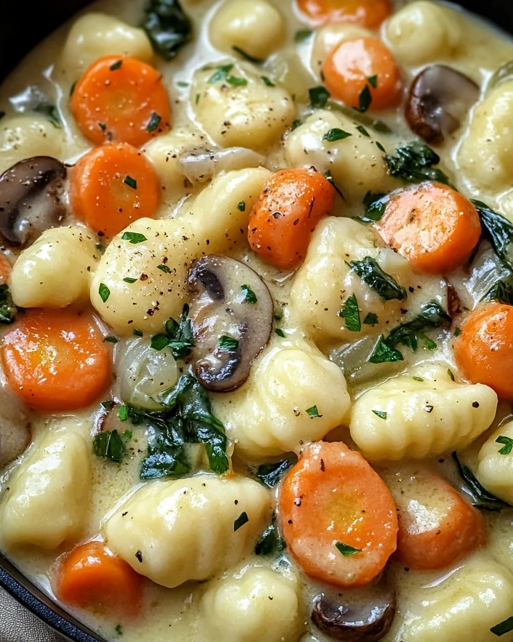 One Pot Gnocchi mit Rahmgemüse