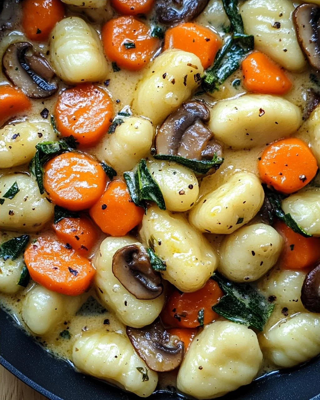 One Pot Gnocchi mit Rahmgemüse