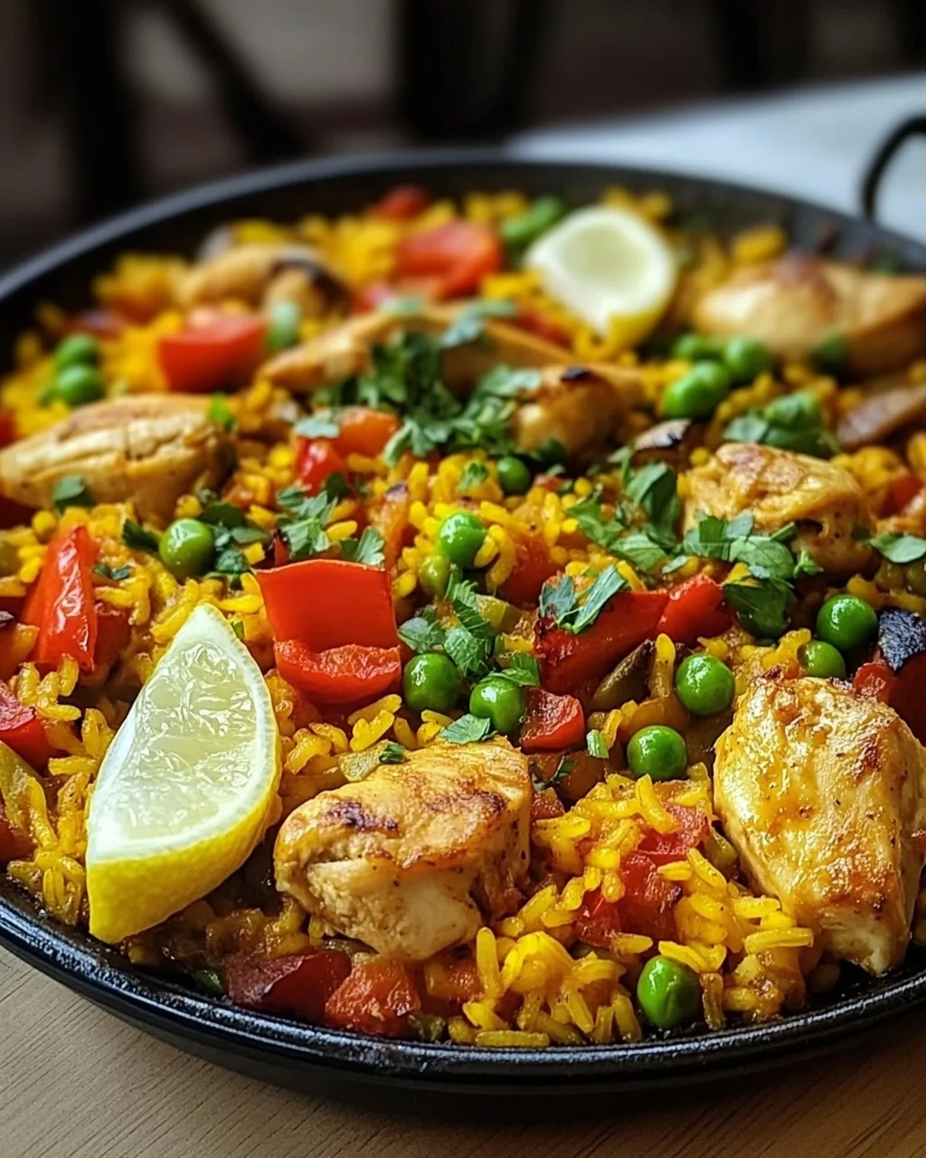 Paella mit Hähnchen
