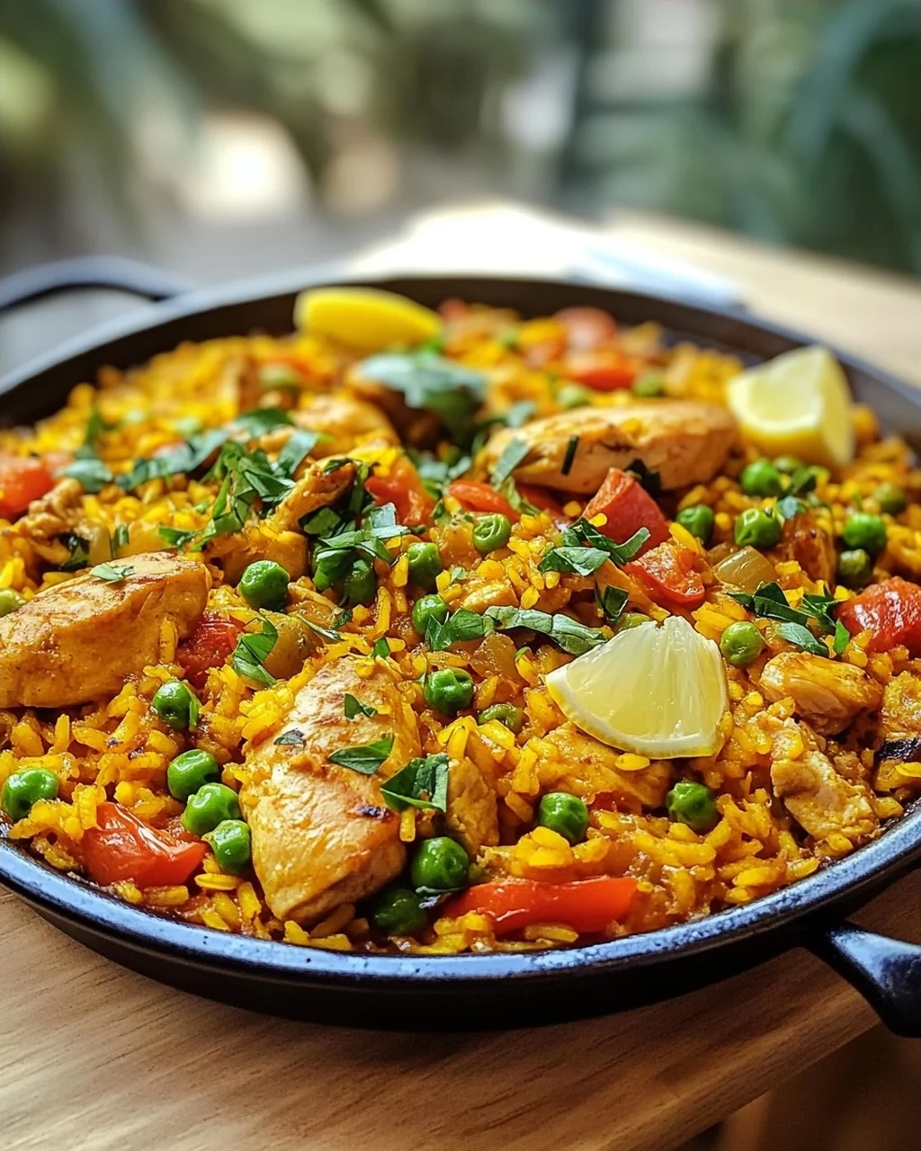 Paella mit Hähnchen