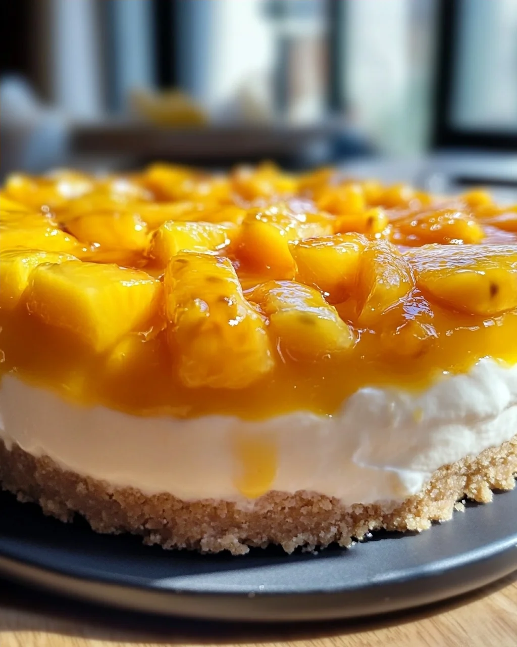 Pfirsich Maracuja Torte ohne Backen