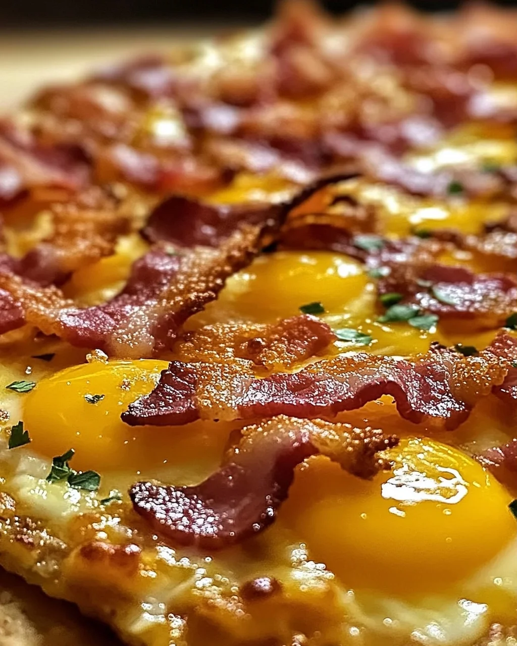 Pizza und Rösti-Kruste für ein Frühstücksvergnügen