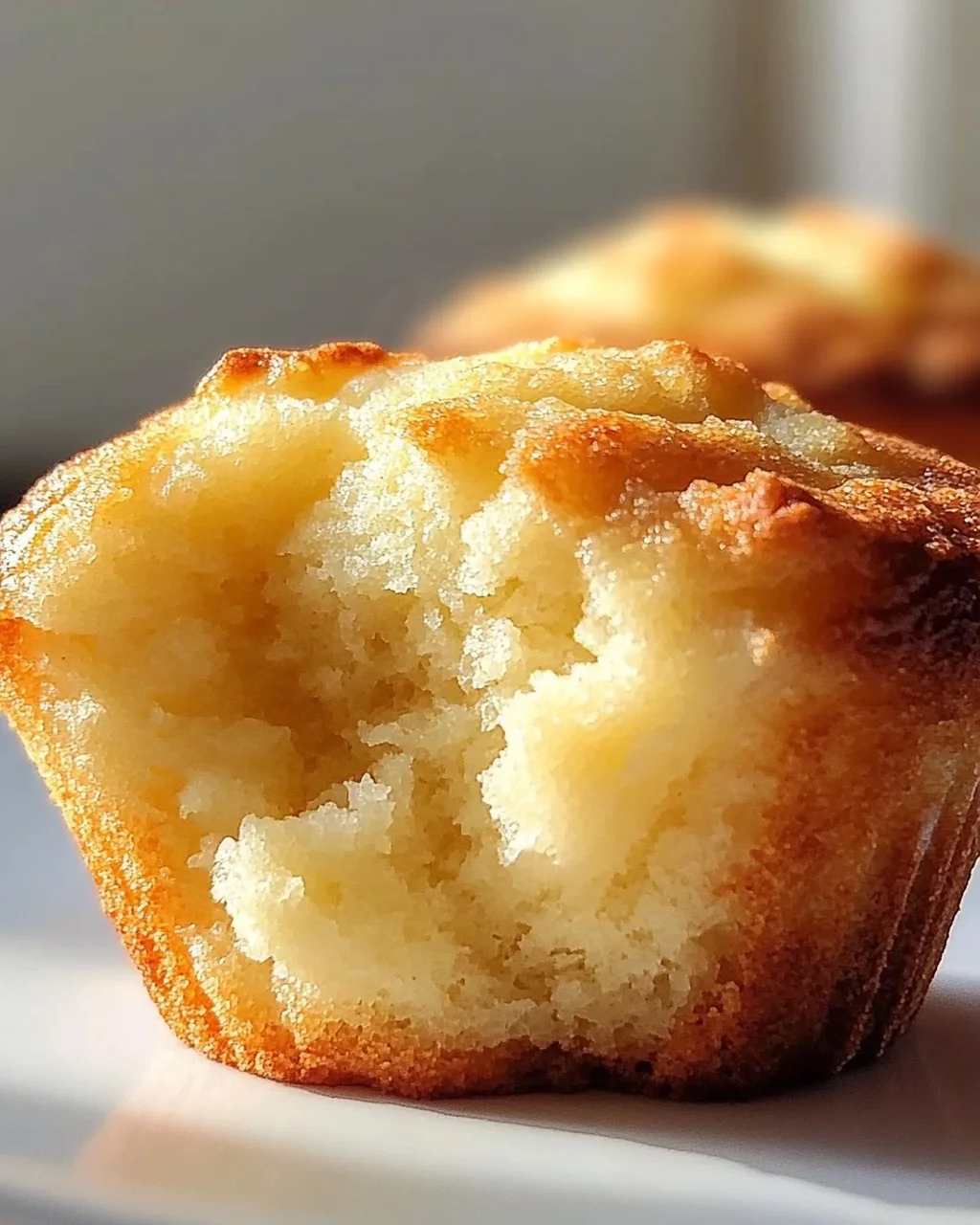 Quark Muffins mit Vanillepudding
