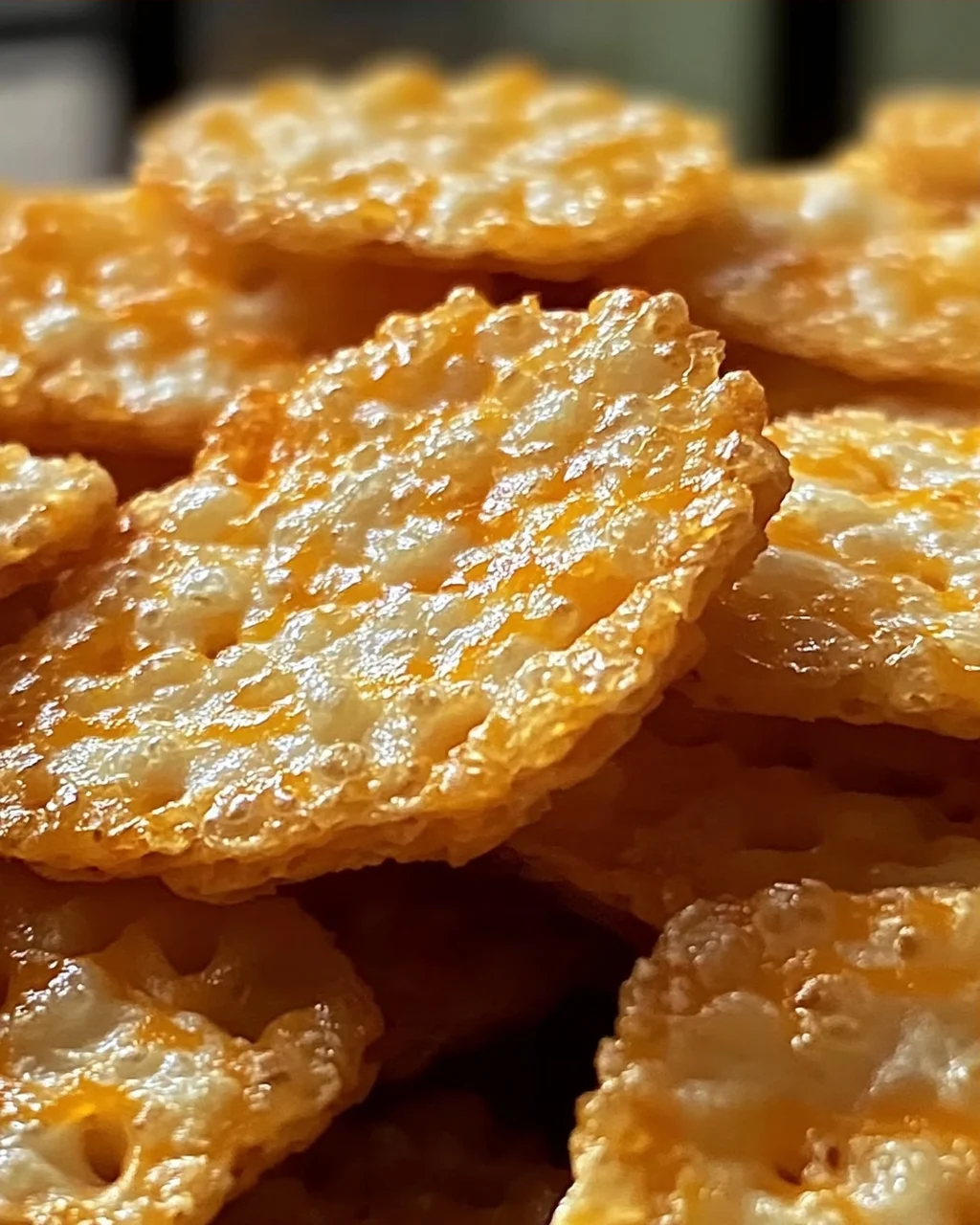 Reis-Krispie-Cheddar-Cracker für den perfekten Snack
