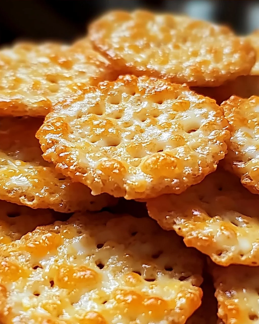 Reis-Krispie-Cheddar-Cracker für den perfekten Snack