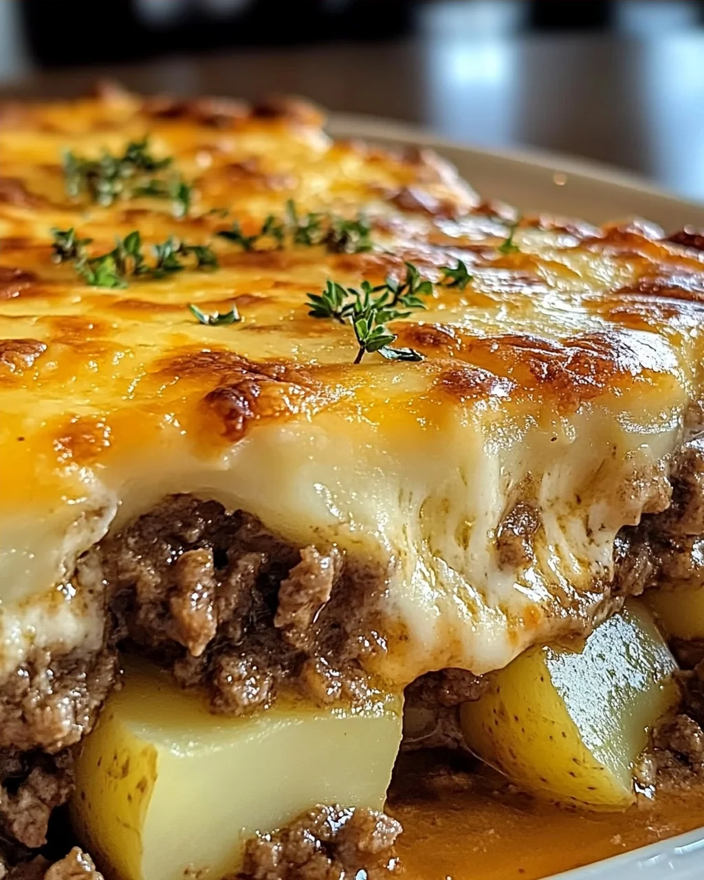 Rinderhackfleisch und Kartoffelauflauf für jeden Tag