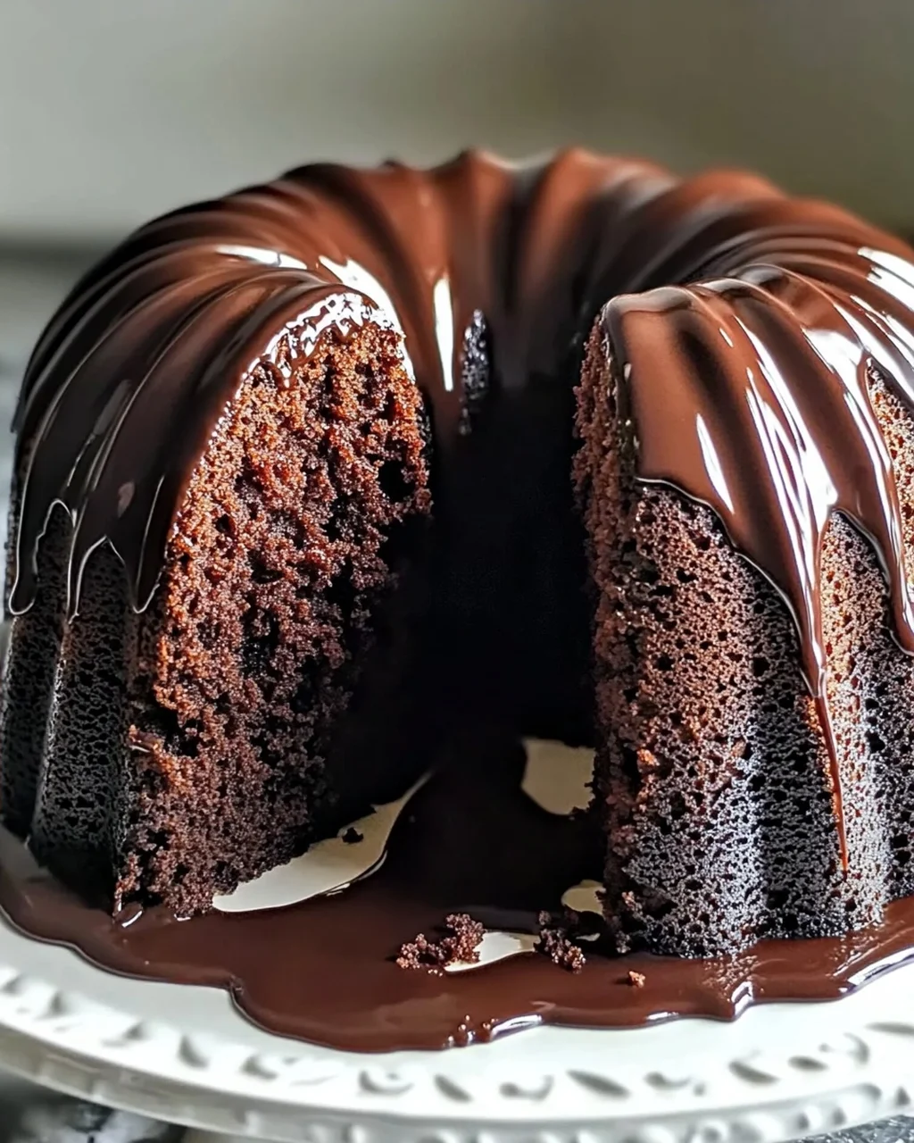 Schokoladen-Bundt-Kuchen: Saftig und deliziös