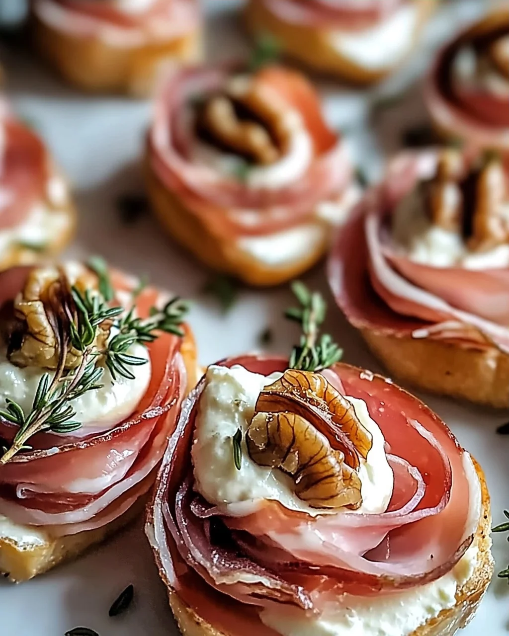 Schöne Prosciutto-Rose für festliche Anlässe