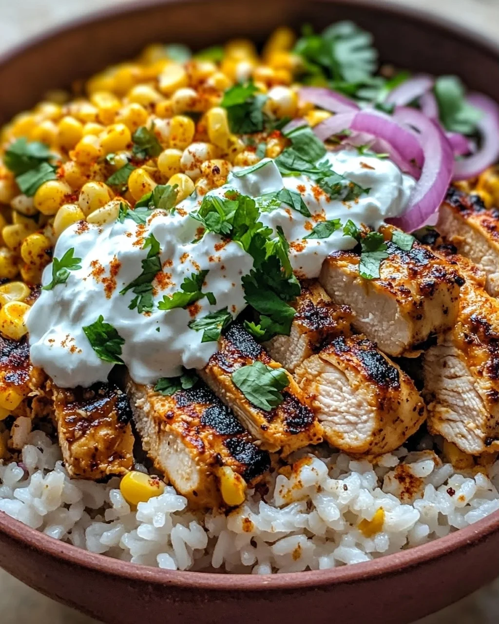 Tasty Street Corn Chicken Bowl