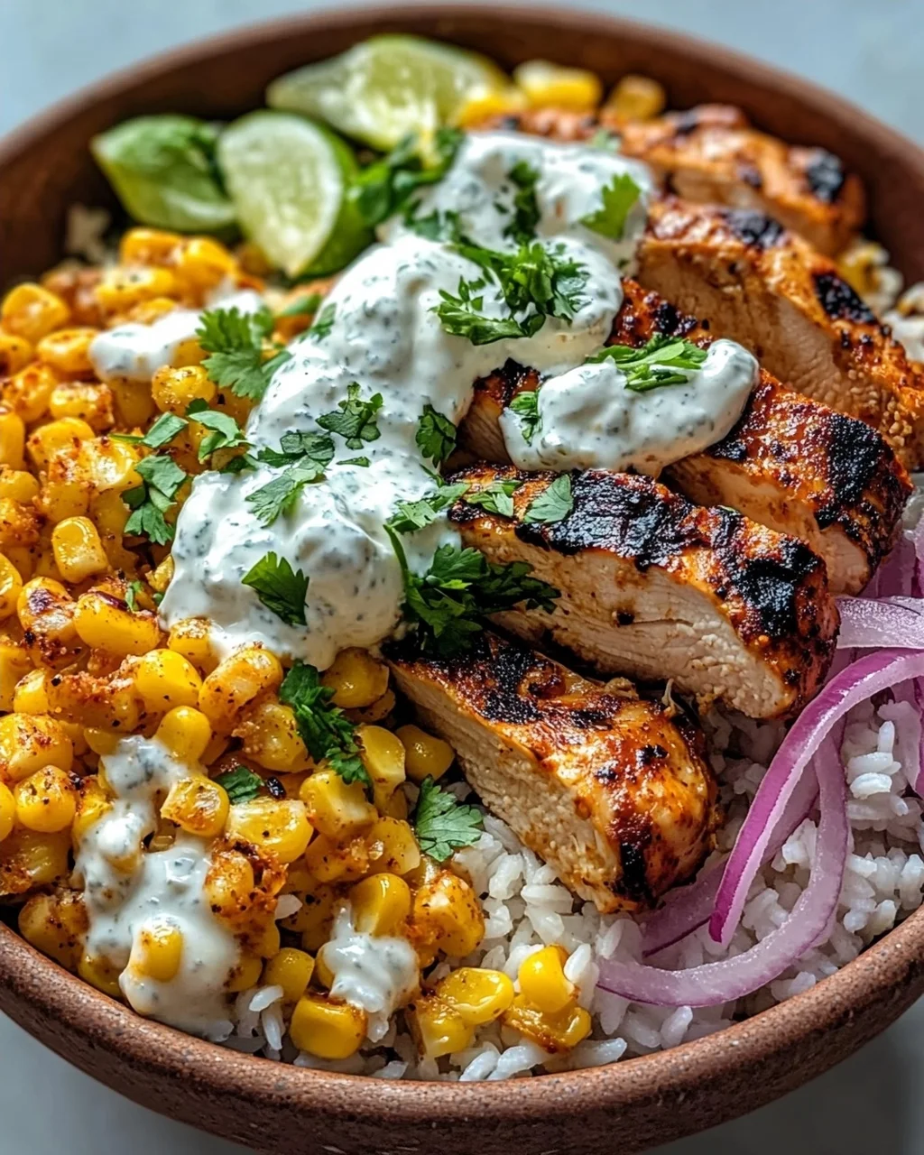 Tasty Street Corn Chicken Bowl