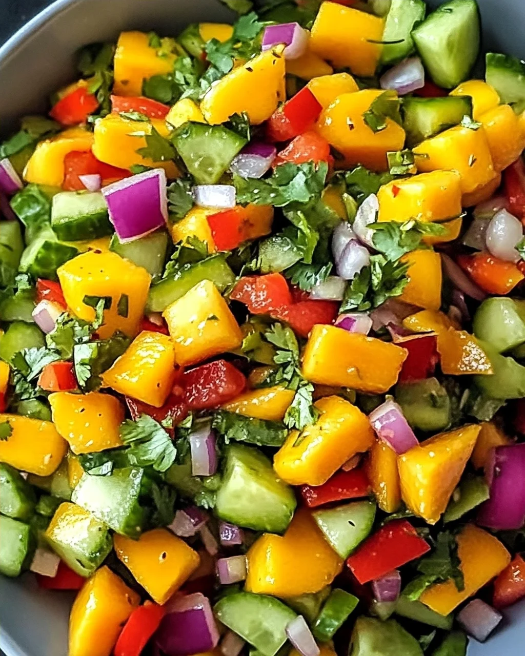 Thai-Mango-Gurken-Salat für erfrischende Genussmomente