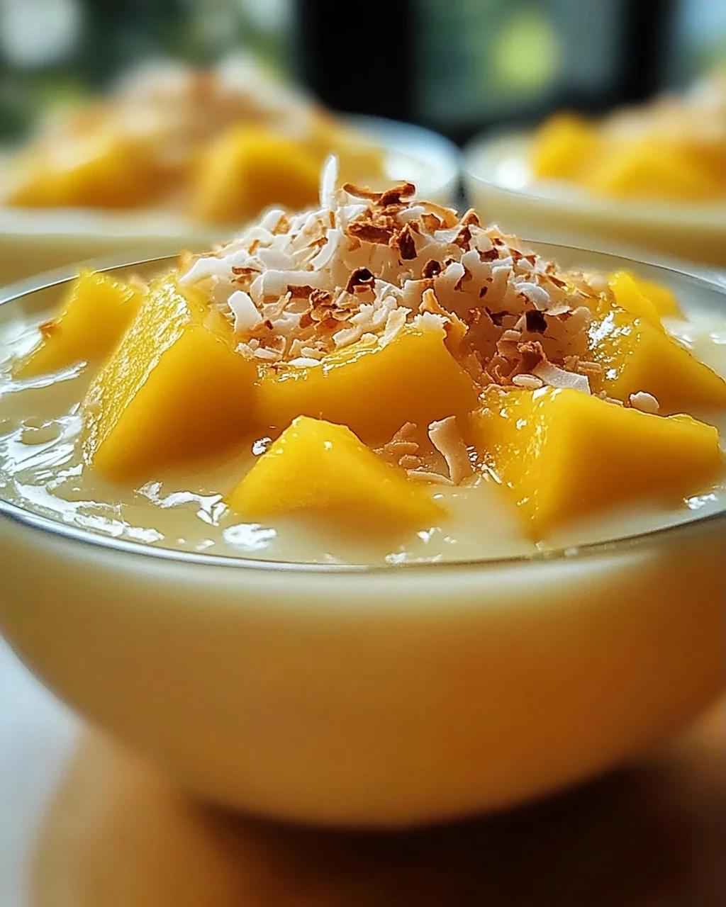 Thailändischer Kokosnuss-Pudding: Cremig und Lecker